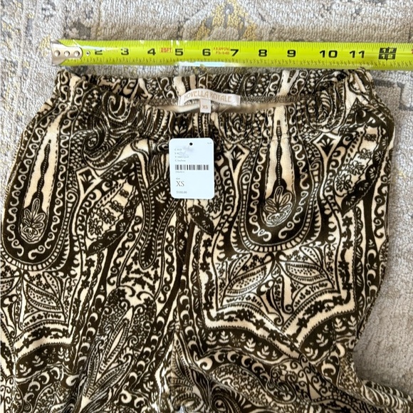 Free People Novella Royale Janis Bell Bottom Flare Velvet Pants NWT - Picture 8 of 10